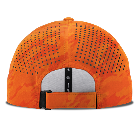 Sugar Skull PVC Curved Performance Back Blaze Orange