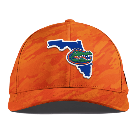 University of Florida "Gator State" Curved Performance Orange Camo