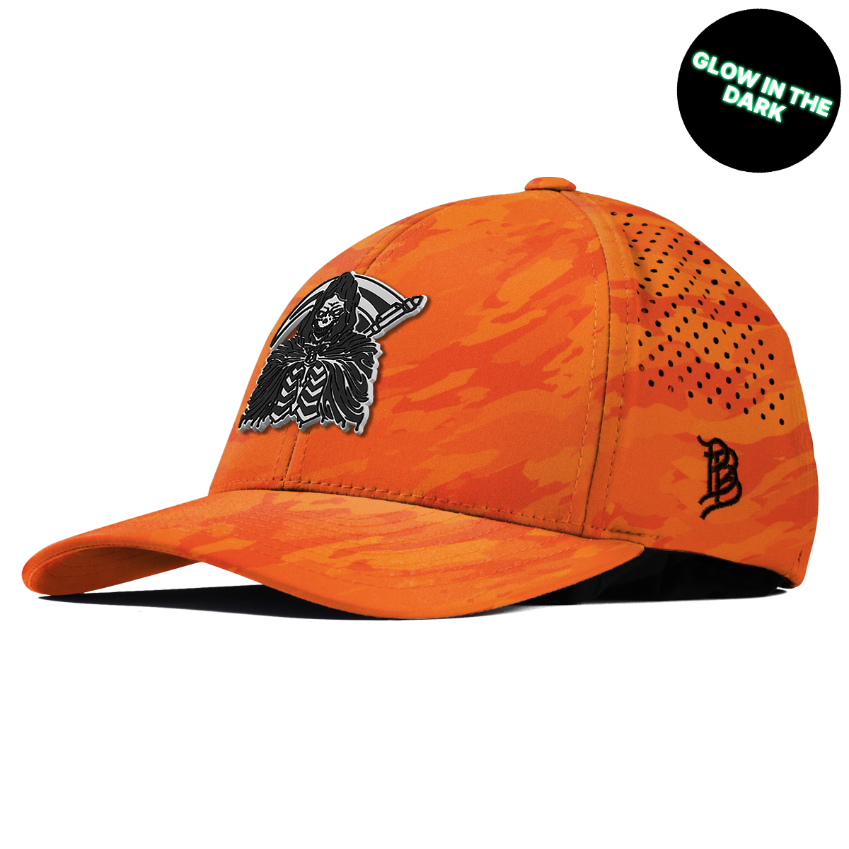 Grim Reaper Glow Curved Performance Orange Camo