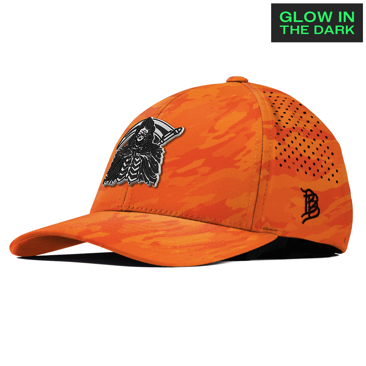 Grim Reaper Glow Curved Performance Blaze Orange Camo