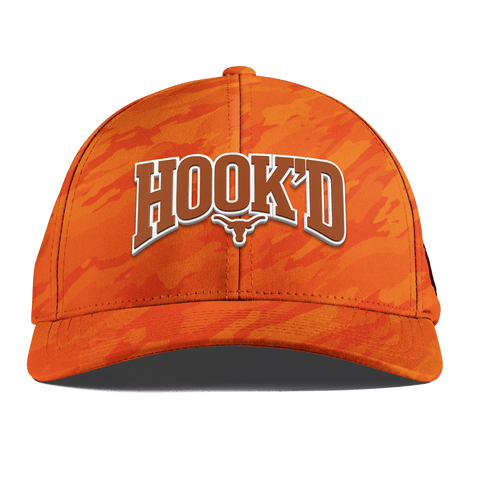 University of Texas "Hook'D" Curved Performance Blaze Orange Camo