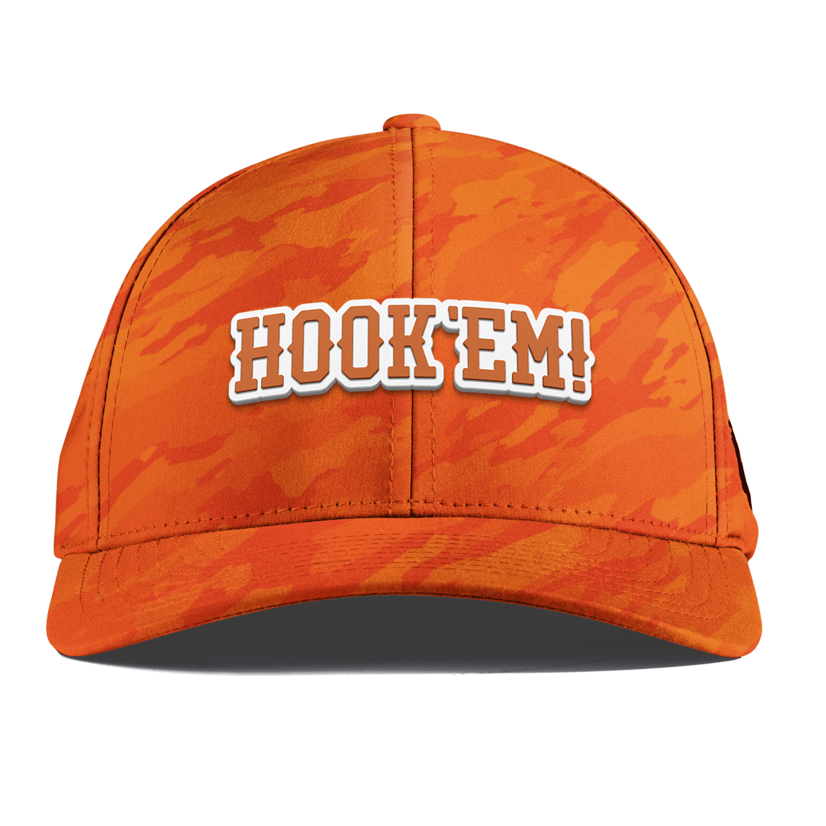 University of Texas "Hook'Em Horns" Curved Performance Blaze Orange Camo