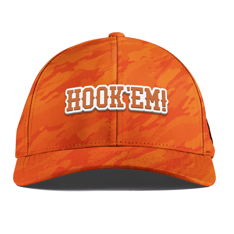 University of Texas "Hook'Em Horns" Curved Performance Blaze Orange Camo