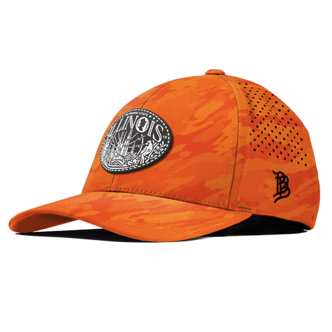Illinois Traveler Curved Performance Blaze Orange Camo
