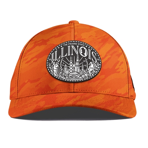 Illinois Traveler Curved Performance Blaze Orange Camo