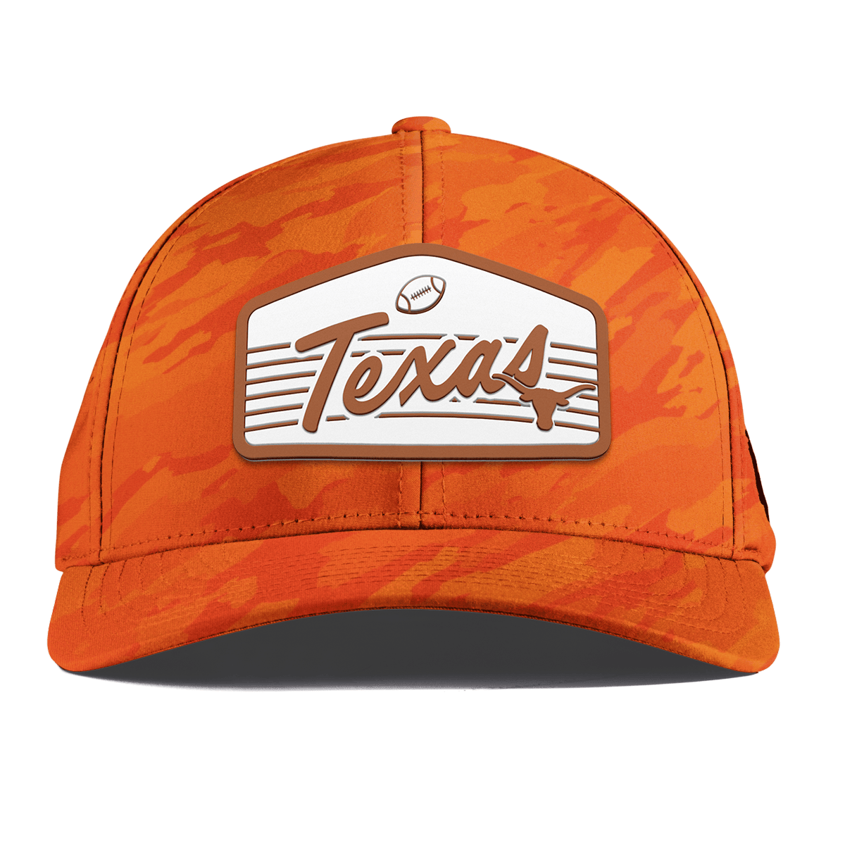 University of Texas "Longhorns Football" Legacy Curved Performance Blaze Orange Camo