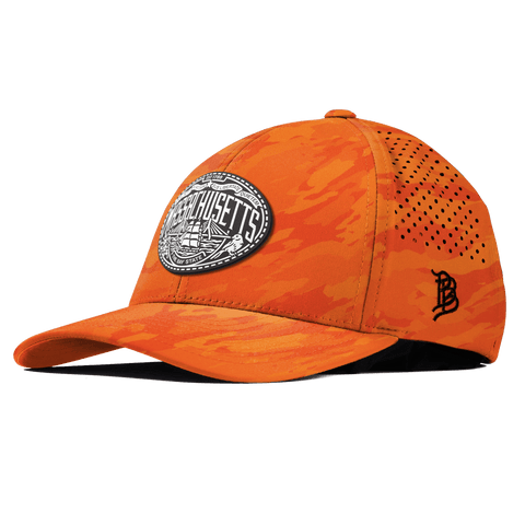 Massachusetts Traveler Curved Performance Blaze Orange Camo