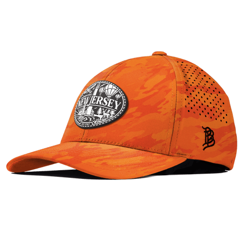 New Jersey Traveler Curved Performance Blaze Orange Camo