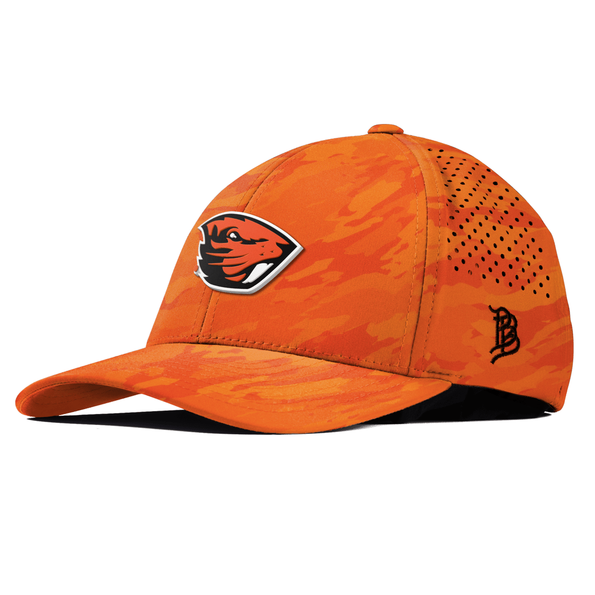 Oregon State University "Oregon State Team Logo" Curved Performance Blaze Orange Camo