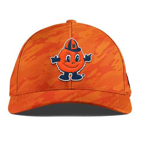 Syracuse University "Otto The Orange" Curved Performance Blaze Orange Camo