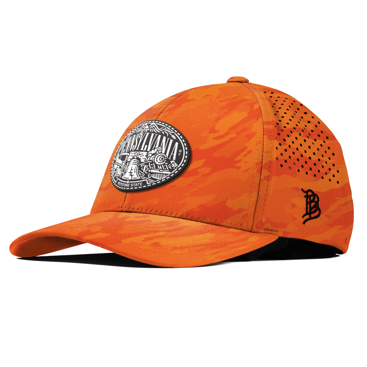 Pennsylvania Traveler Curved Performance Blaze Orange Camo
