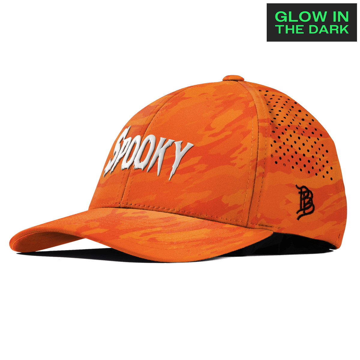 Spooky Glow Curved Performance Blaze Orange Camo