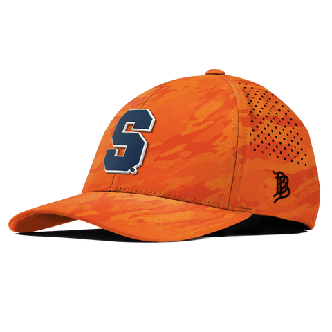Syracuse University "Syracuse Navy Block" Curved Performance Blaze Orange Camo