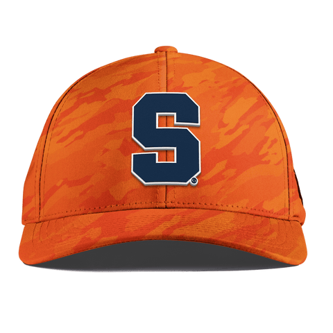 Syracuse University "Syracuse Navy Block" Curved Performance Blaze Orange Camo