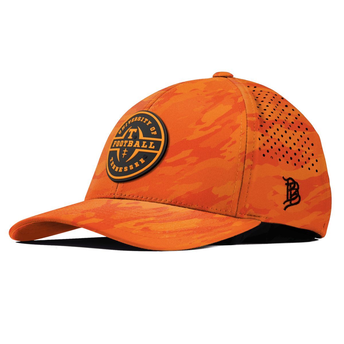 University of Tennessee "Tennessee Football Legacy" Curved Performance Blaze Orange Camo
