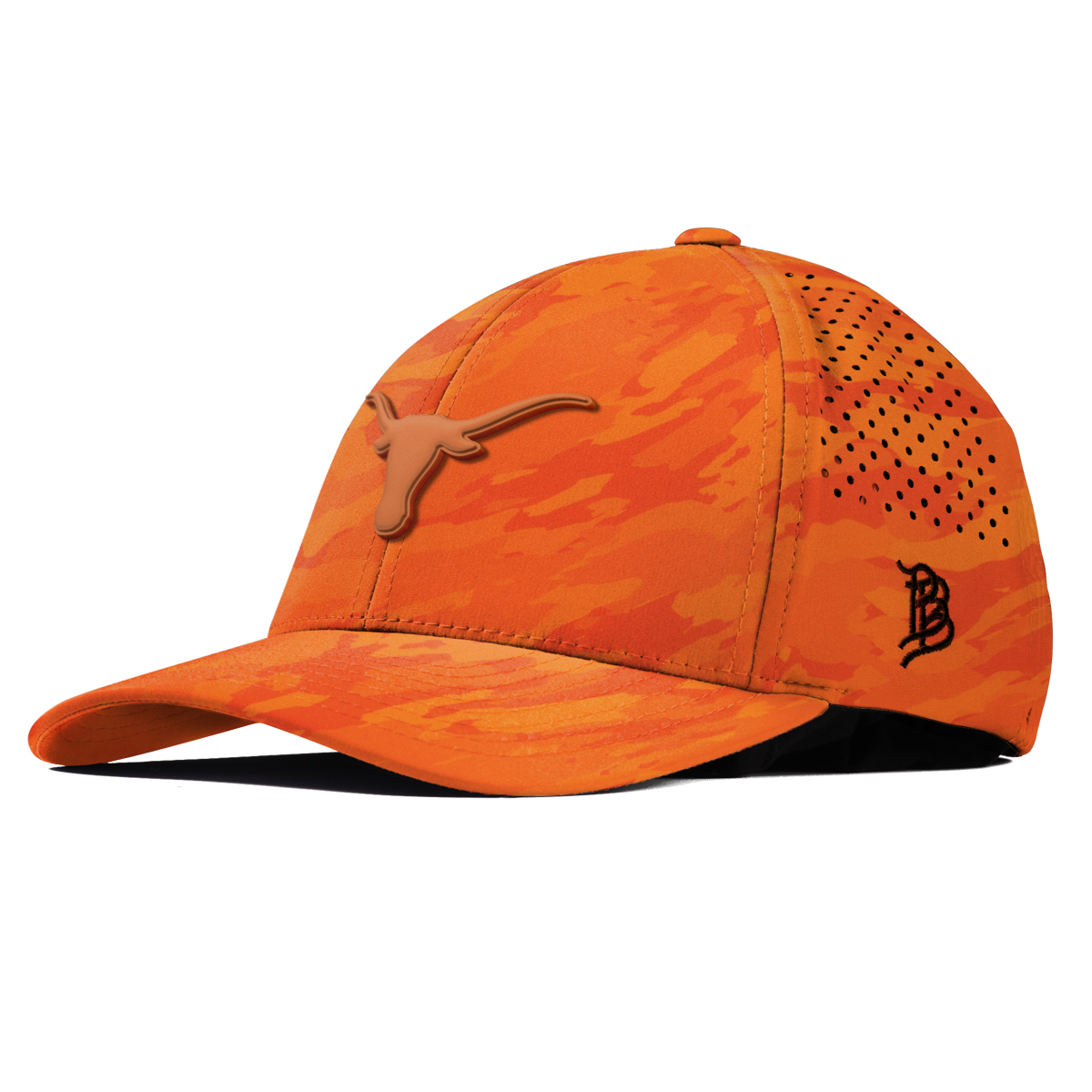 University of Texas "Texas Longhorn" Curved Performance Blaze Orange Camo