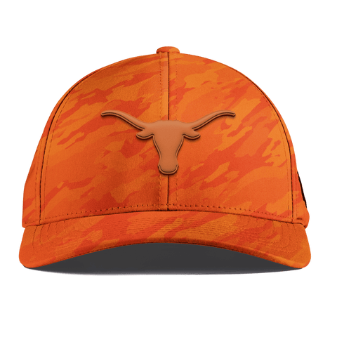 University of Texas "Texas Longhorn" Curved Performance Blaze Orange Camo