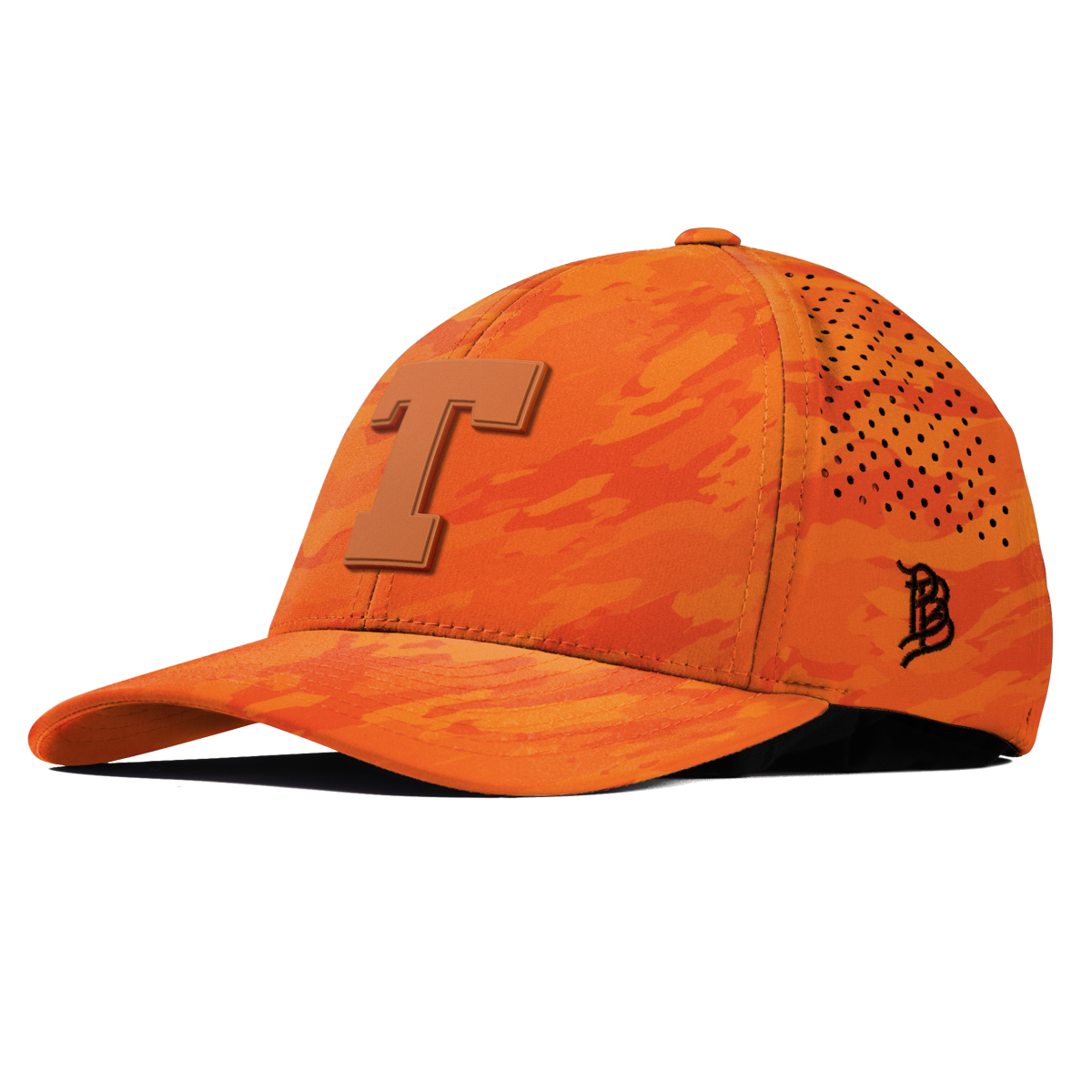 University of Texas "Texas Team Logo" Curved Performance Blaze Orange Camo