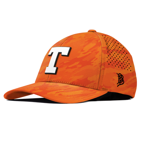 University of Texas "Vintage Texas Team Logo" Curved Performance Blaze Orange Camo