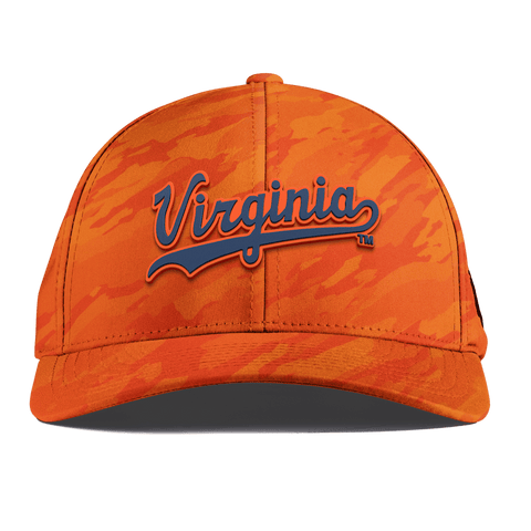 University of Virginia "Virginia Script" Curved Performance Blaze Orange Camo