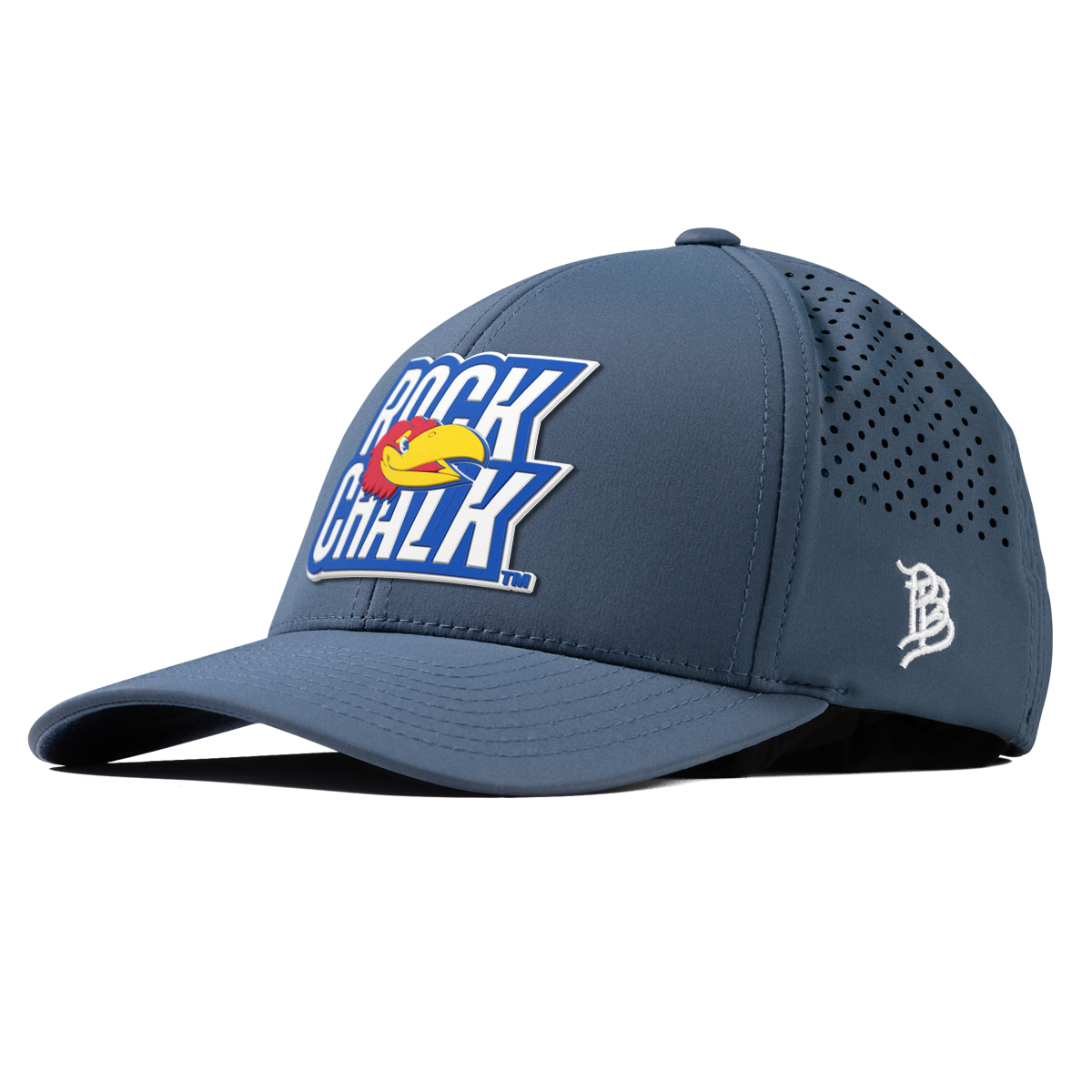 University of Kansas "Kansas Rock Chalk Block" Curved Performance Orion