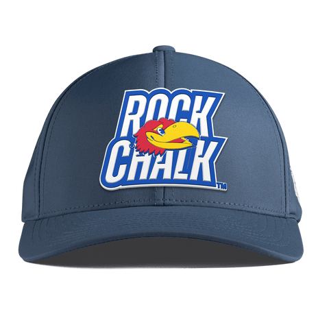 University of Kansas "Kansas Rock Chalk Block" Curved Performance Orion