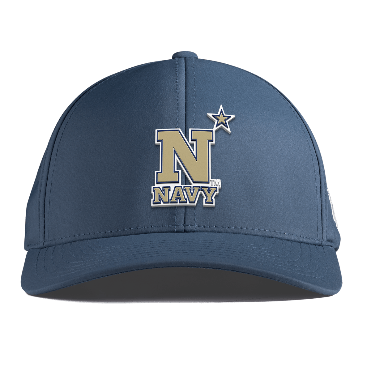 United States Naval Academy "Naval Academy Team Logo Gold" Curved Performance Orion