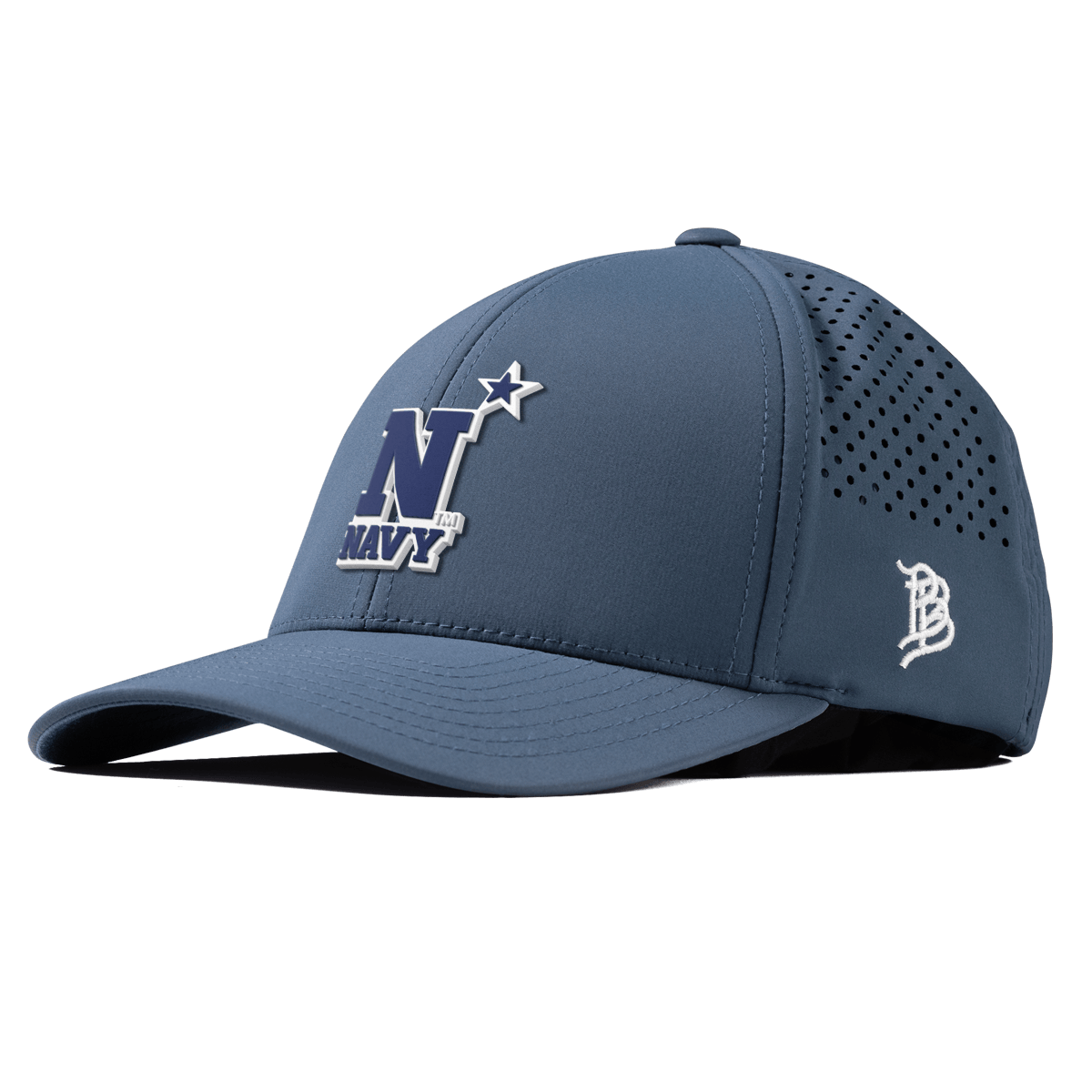 United States Naval Academy "Naval Academy Team Logo Navy" Curved Performance Orion