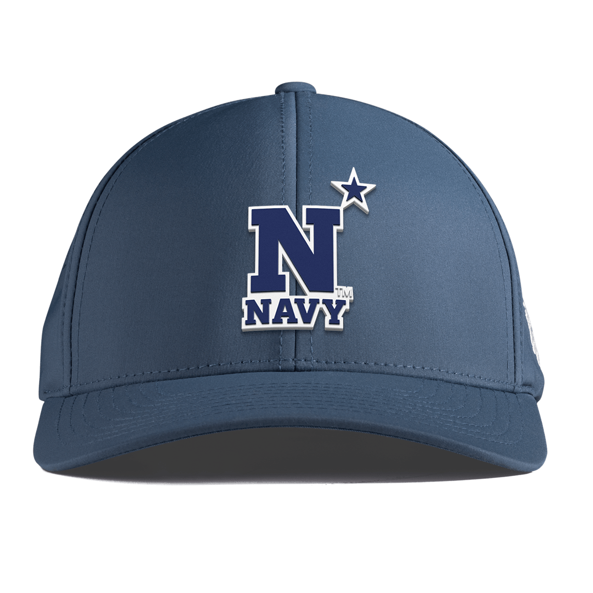 United States Naval Academy "Naval Academy Team Logo Navy" Curved Performance Orion