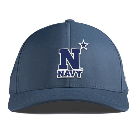 United States Naval Academy "Naval Academy Team Logo Navy" Curved Performance Orion