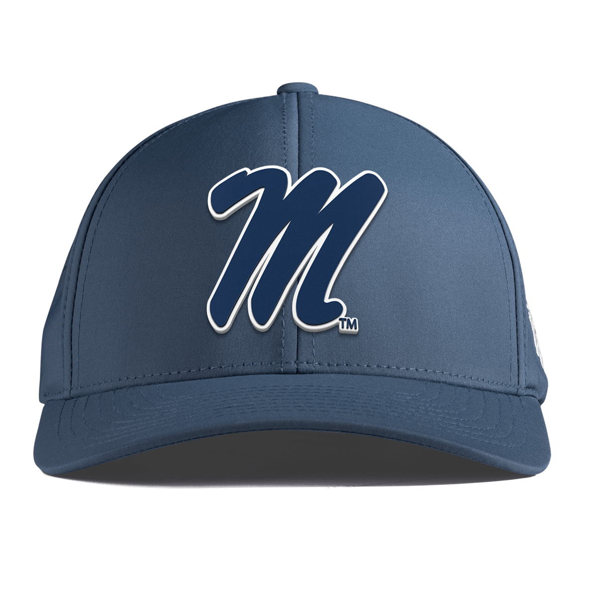 University of Mississippi "Ole Miss Block M Navy" Curved Performance Orion