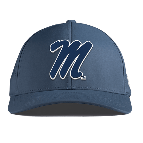 University of Mississippi "Ole Miss Block M Navy" Curved Performance Orion