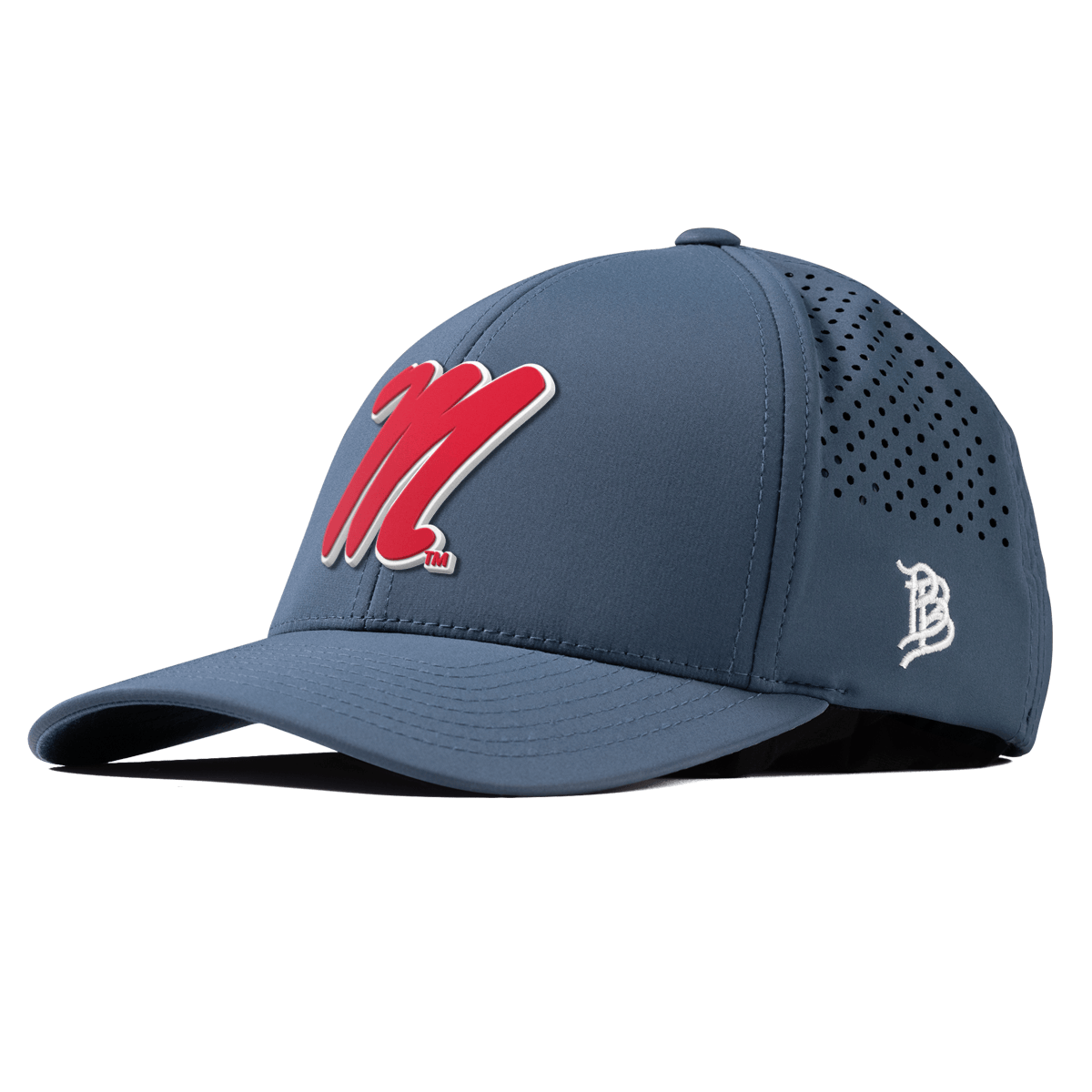 University of Mississippi "Ole Miss Block M Red" Curved Performance Orion