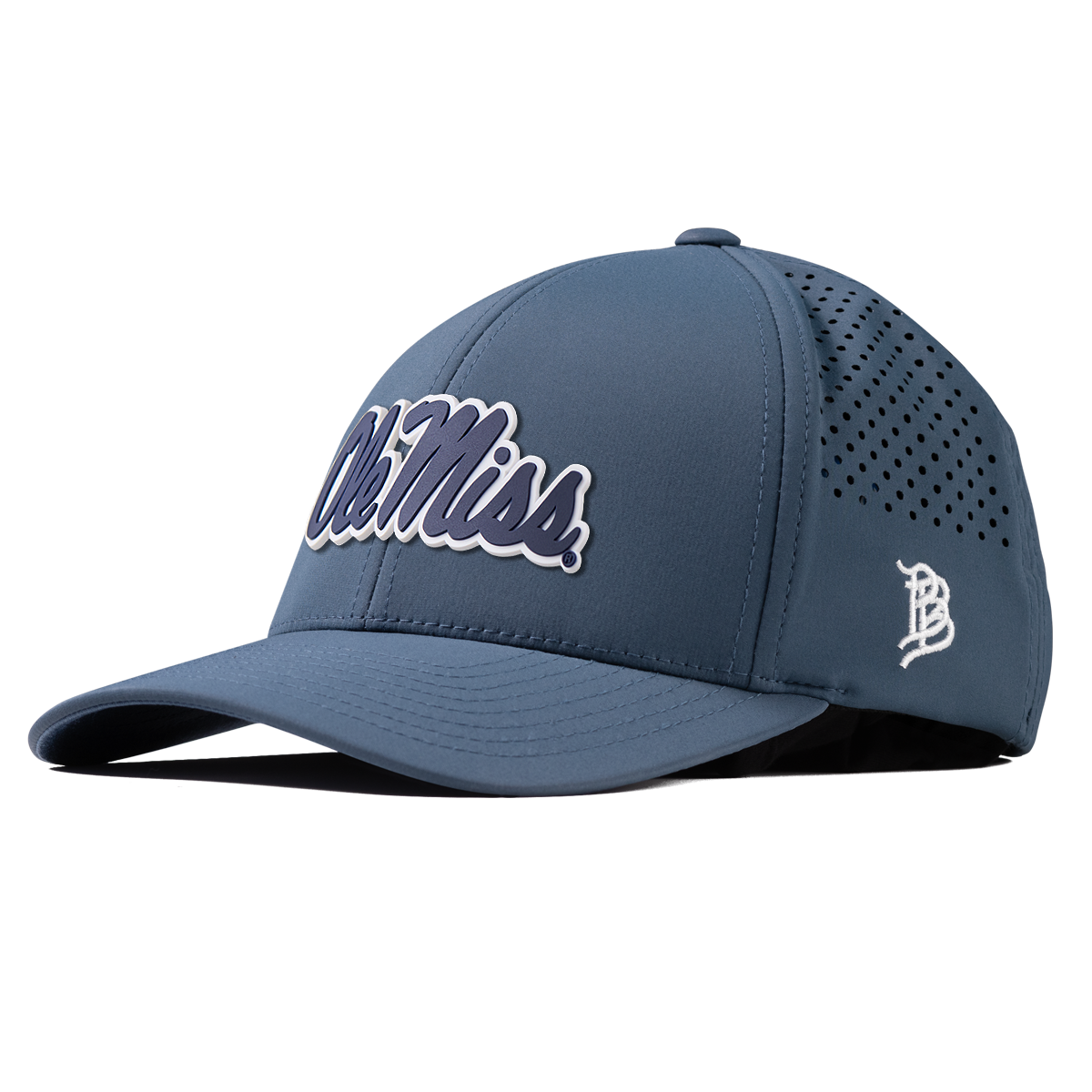 University of Mississippi "Ole Miss Navy Script" Curved Performance Orion