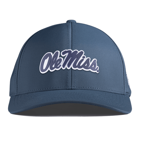 University of Mississippi "Ole Miss Navy Script" Curved Performance Orion