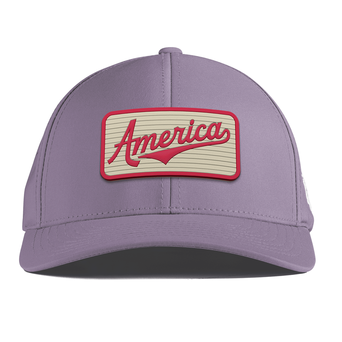 America Badge Curved Performance Purple