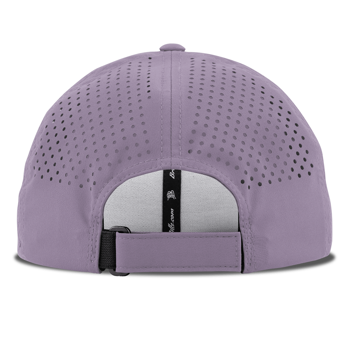 Threaded Script Curved Performance Back Purple