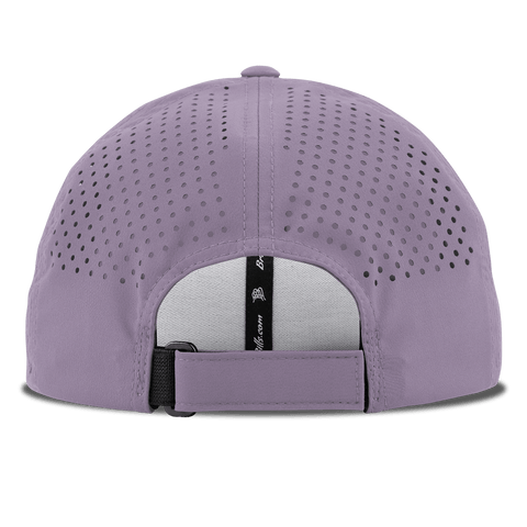 Threaded Script Curved Performance Back Purple