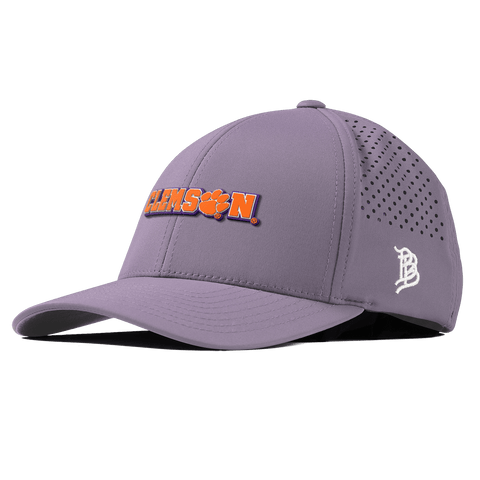 Clemson University "Clemson Block" Curved Performance Purple