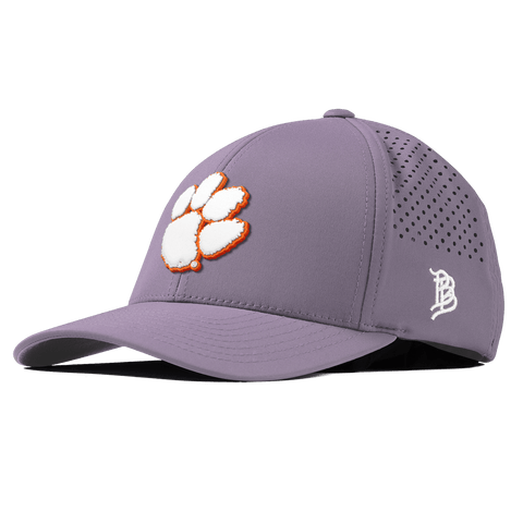 Clemson University "Clemson Tigers Paw" Curved Performance Purple