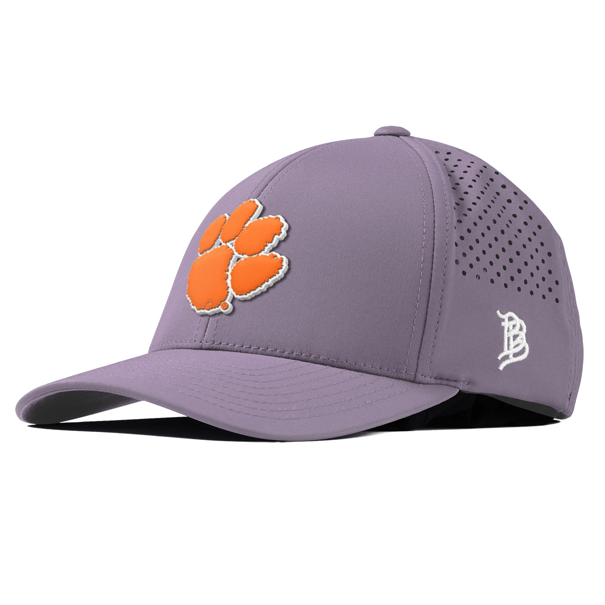 Clemson University "Clemson Tiger Paw" Curved Performance Purple