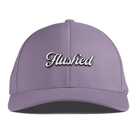 Flushed Script Curved Performance Purple