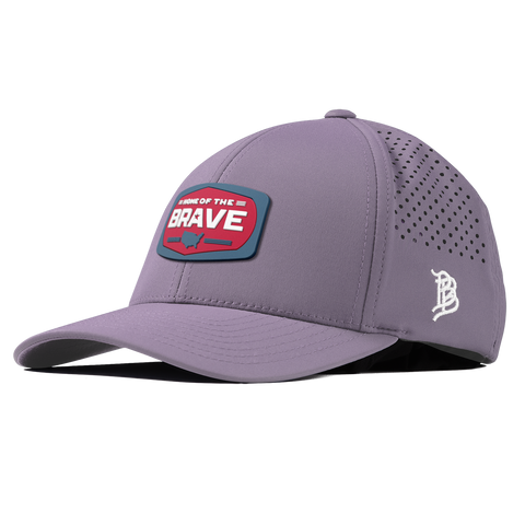 Home of the Brave Curved Performance Purple
