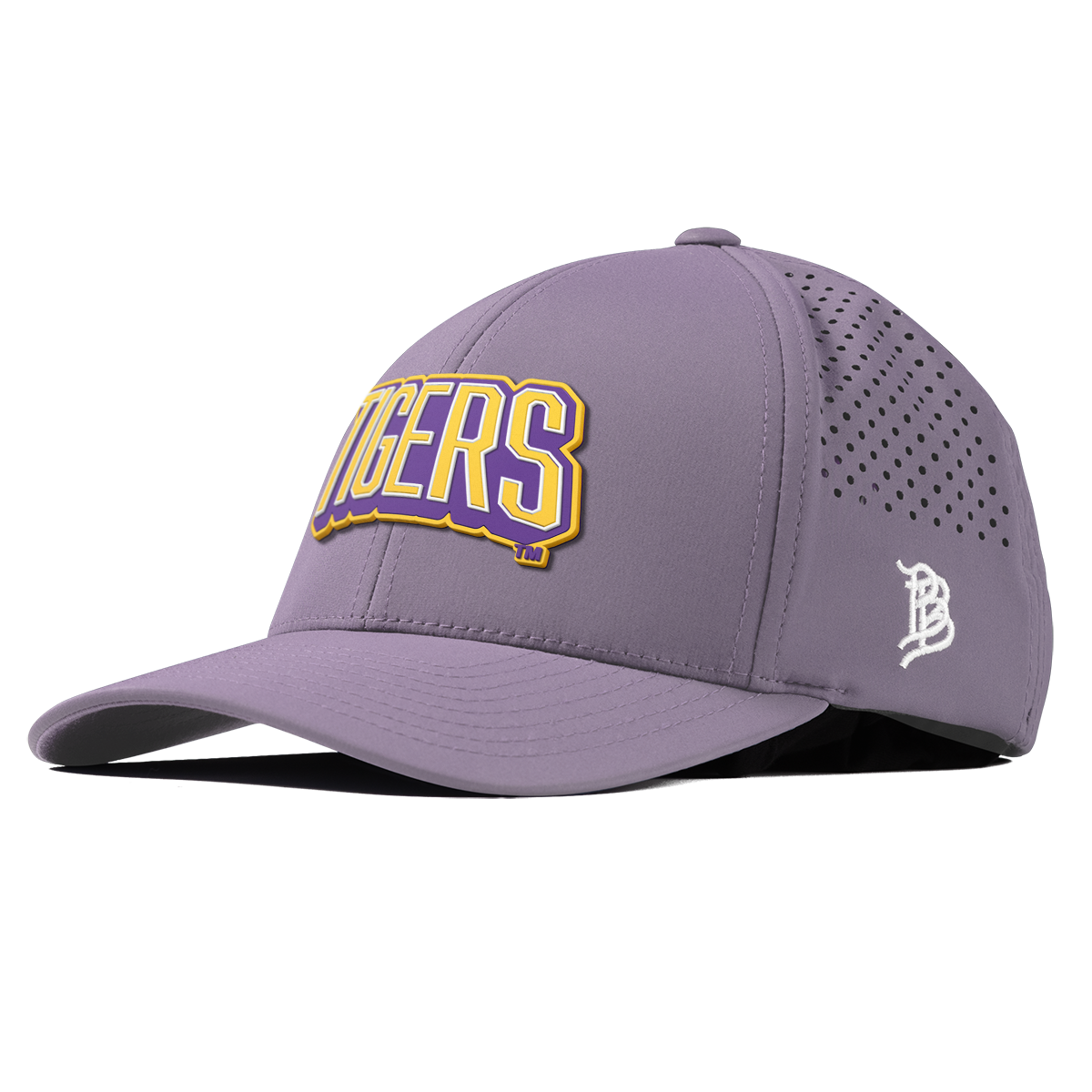 Louisiana State University "LSU Tigers Block" Curved Performance Purple