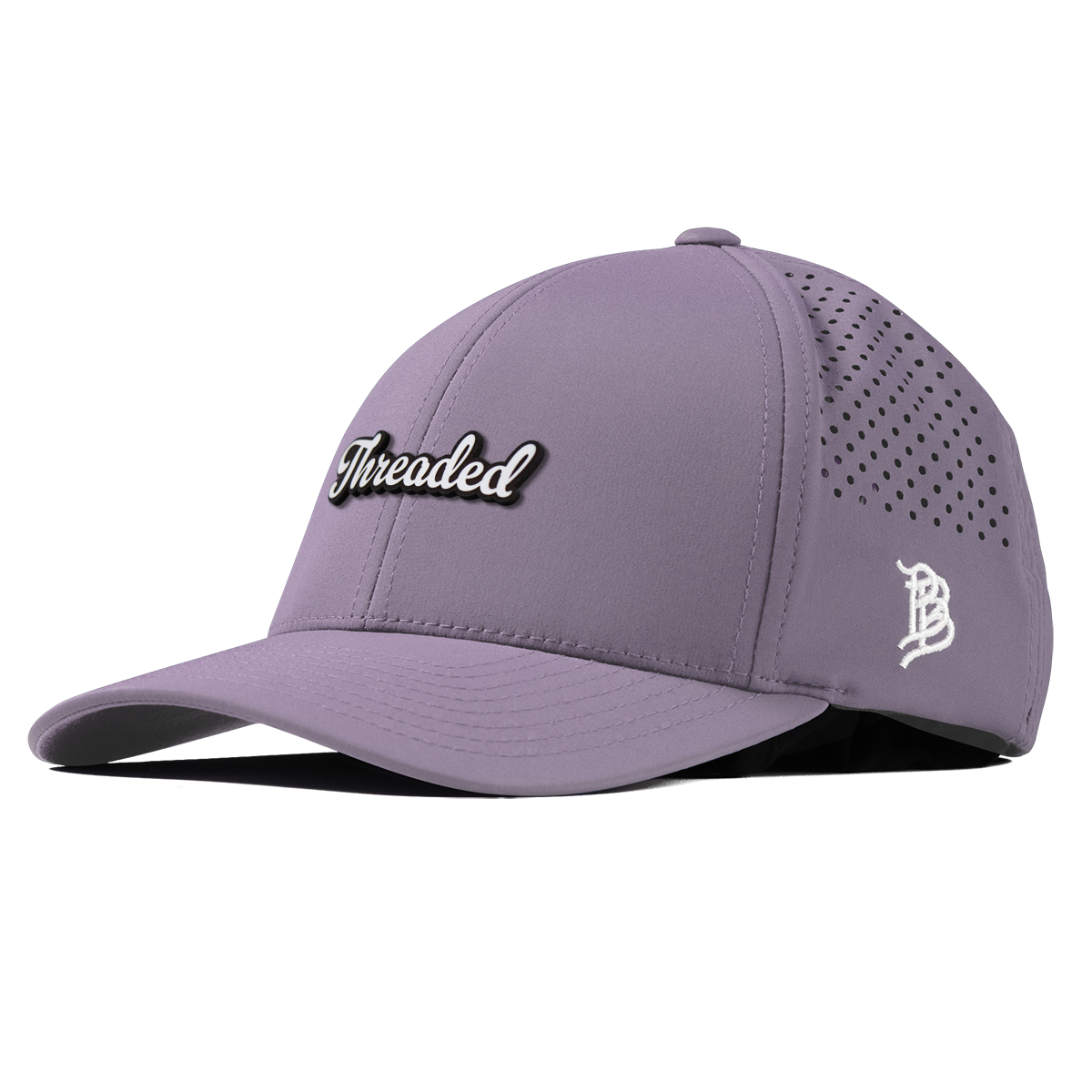 Threaded Script Curved Performance Purple