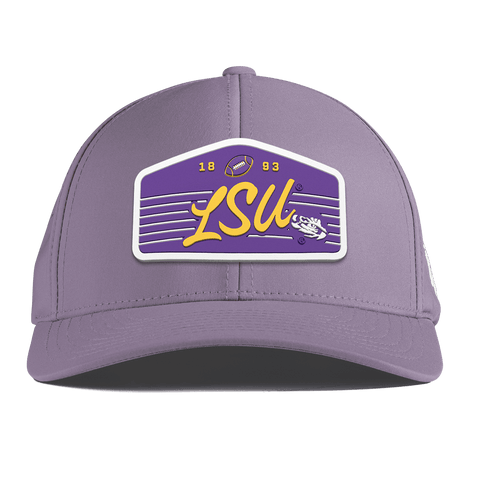 Louisiana State University "Tigers Football" Curved Performance Purple