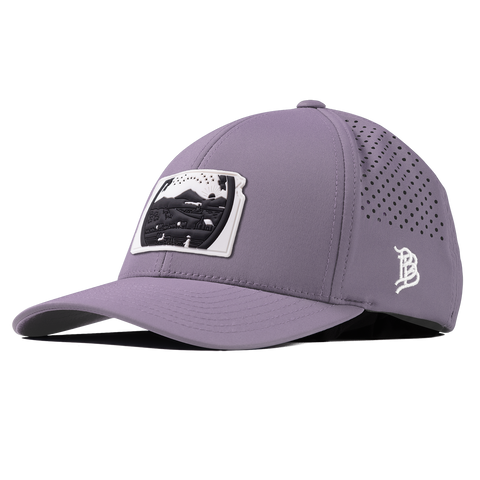 Kansas Vintage Curved Performance Purple