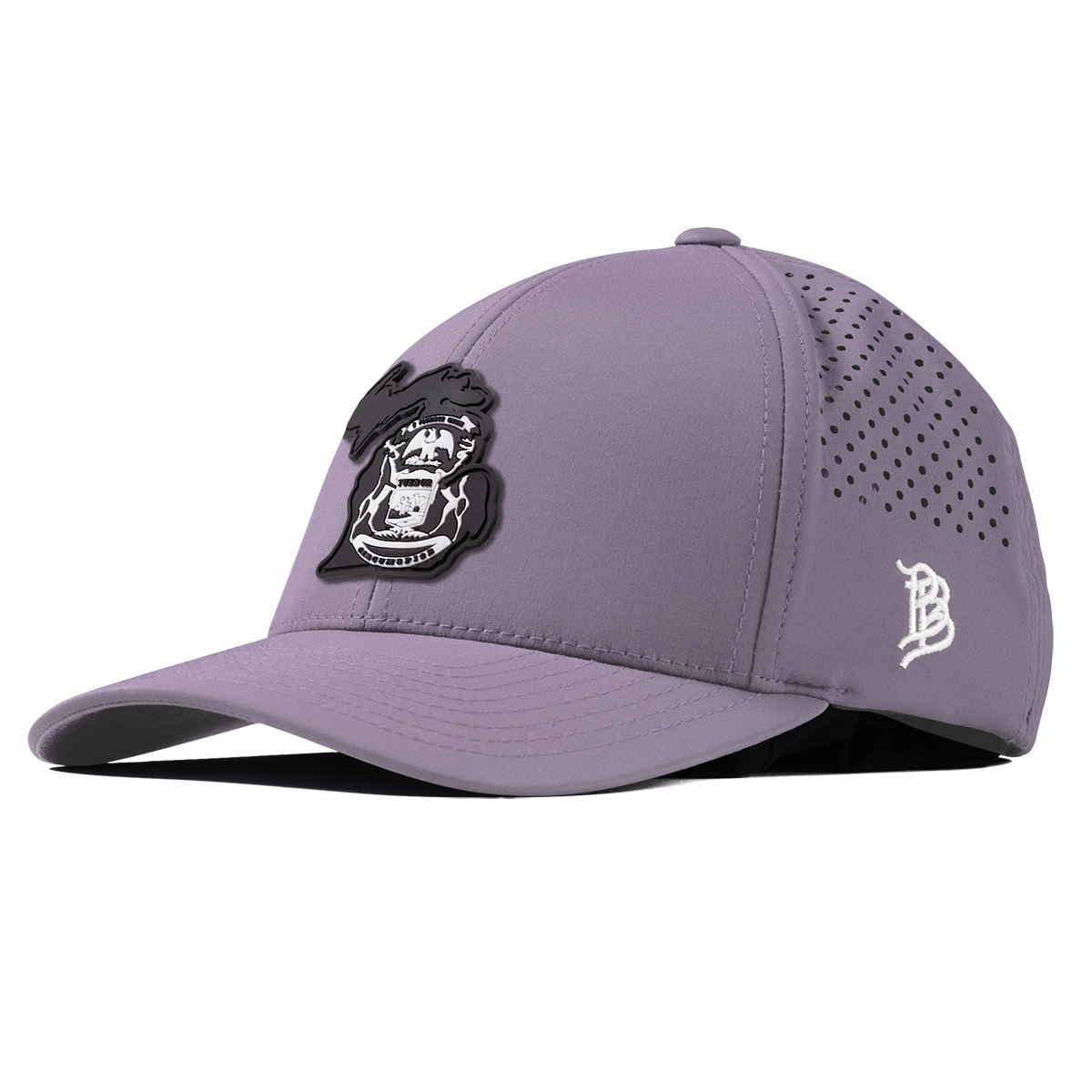 Michigan Vintage Curved Performance Purple