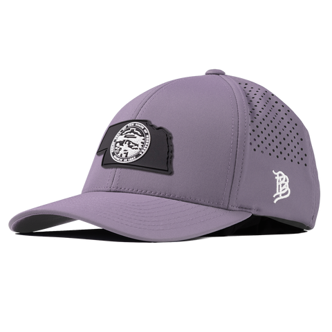 Nebraska Vintage Curved Performance Purple
