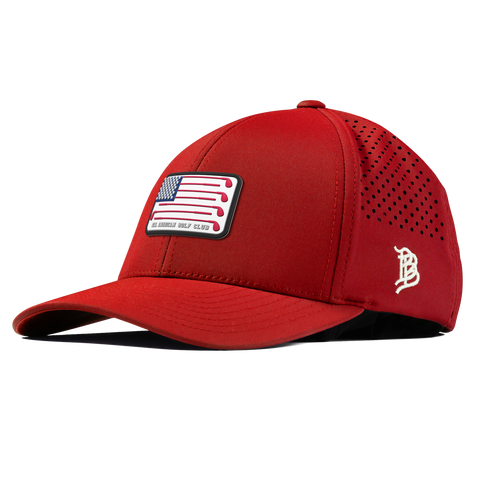 Hailey Ostrom "All American Golf Club" Curved Performance Red